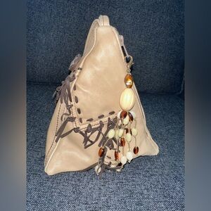 ✨ Leather Renditions Lambskin Triangular Wristlet ✨